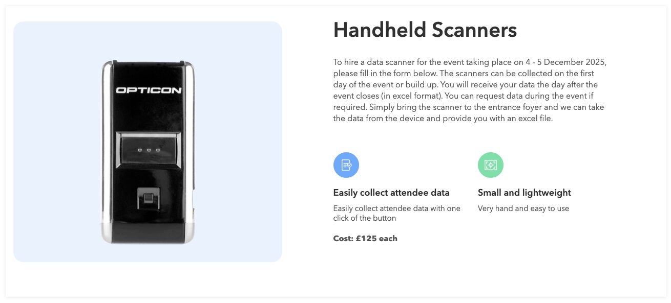 Badge scanners handheld